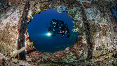 scuba dive malta advanced wreck diver